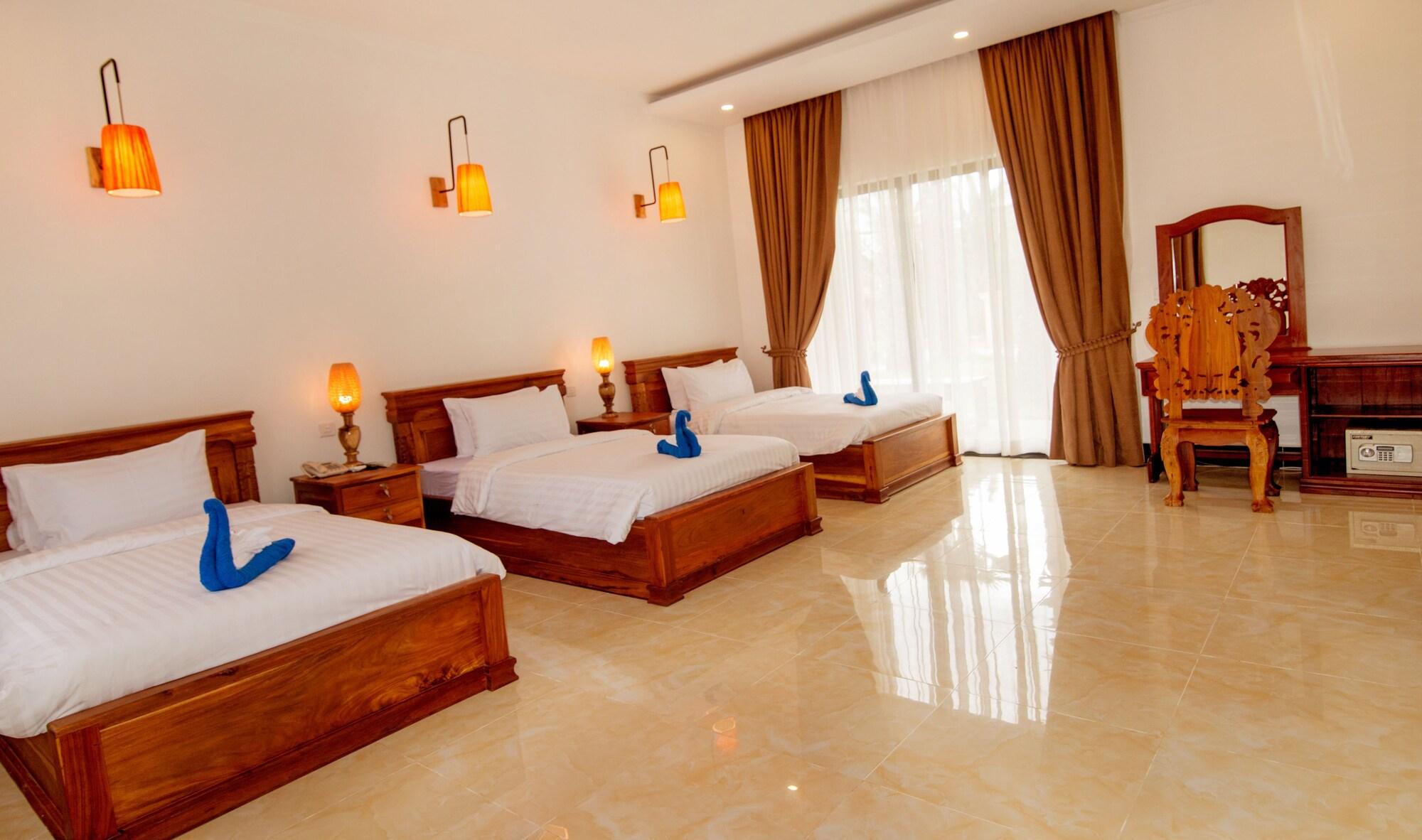 8m2 studio Vrijstaande woning, met 19 privé badkamer in Sala Kamreuk Siem Reap Buitenkant foto