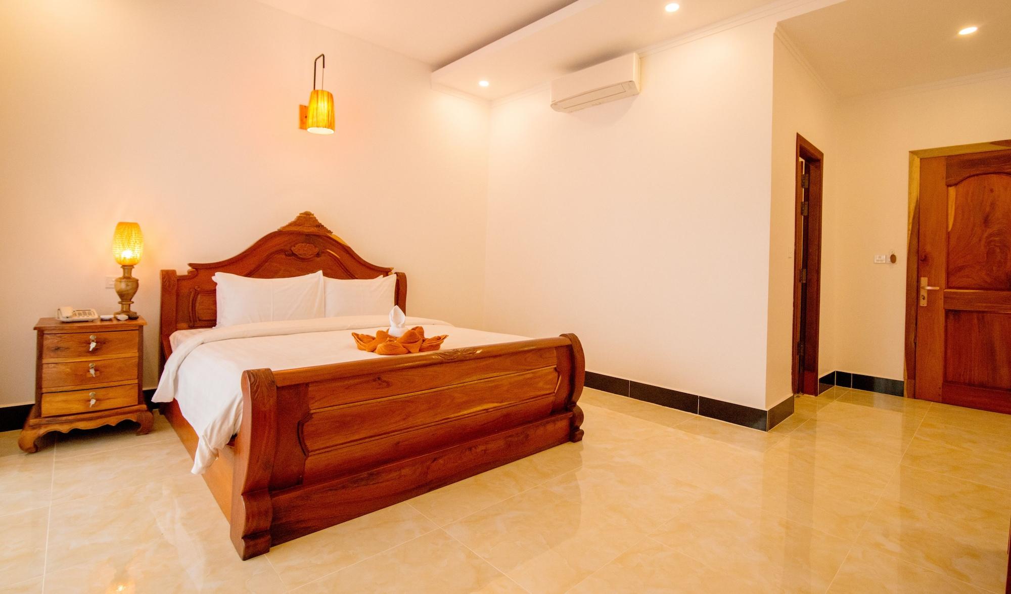 8m2 studio Vrijstaande woning, met 19 privé badkamer in Sala Kamreuk Siem Reap Buitenkant foto