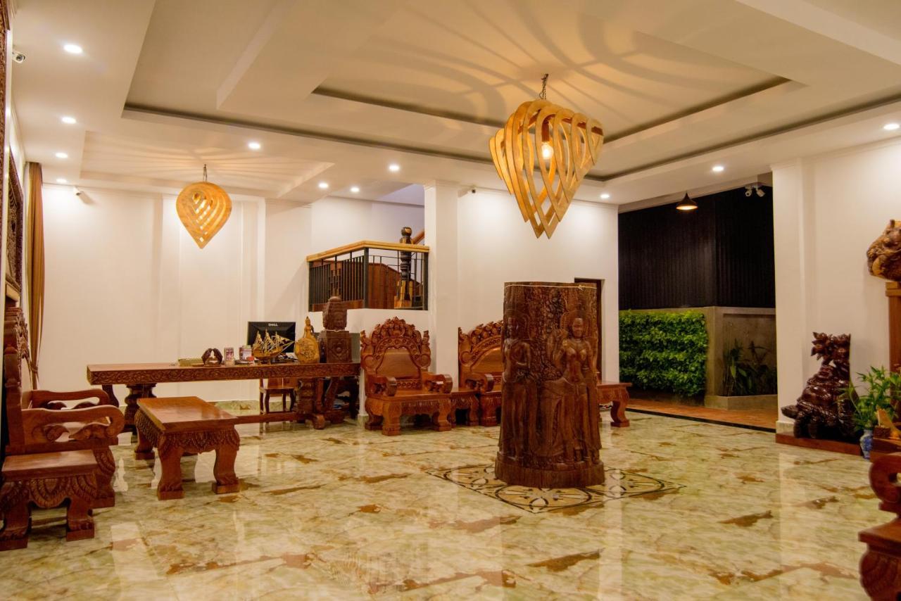8m2 studio Vrijstaande woning, met 19 privé badkamer in Sala Kamreuk Siem Reap Buitenkant foto